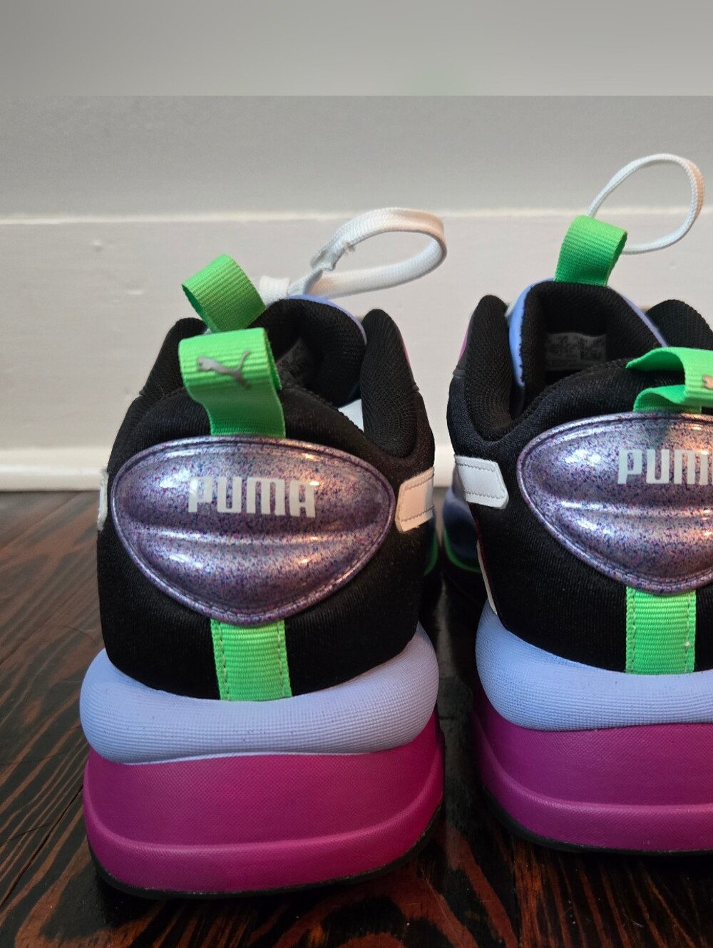 PUMA RS-Curve Berry Glitch Multicolor Platform Running Sneakers Shoes Women's 10 - Picture 4 of 10